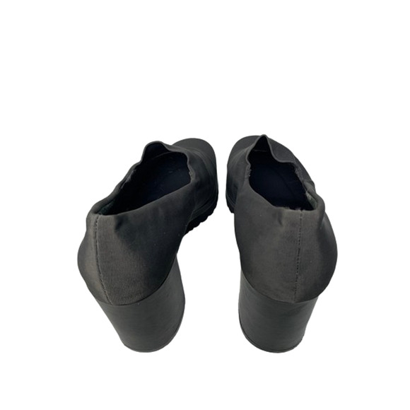 Valerie Stevens Womens Black Chunky Heel Slip-On Shoes Size 8M - Picture 3 of 8